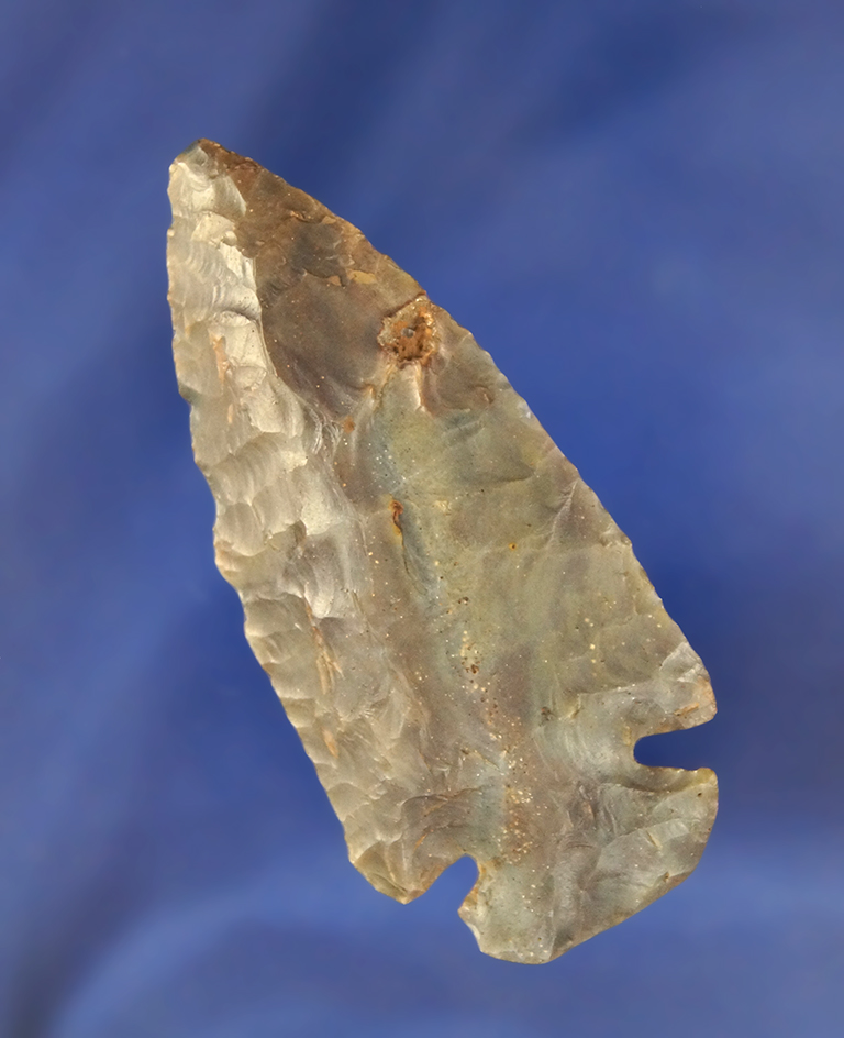 2 13/16" Dovetail made from beautiful multi-colored Sonora Flint found in Kentucky.  Jackson COA.