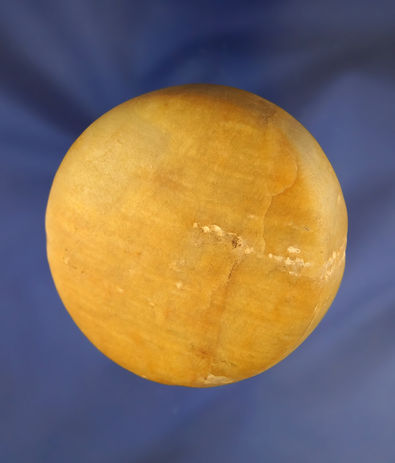 2 3/4" Discoidal made from beautiful material found in Monroe County Tennessee pictured