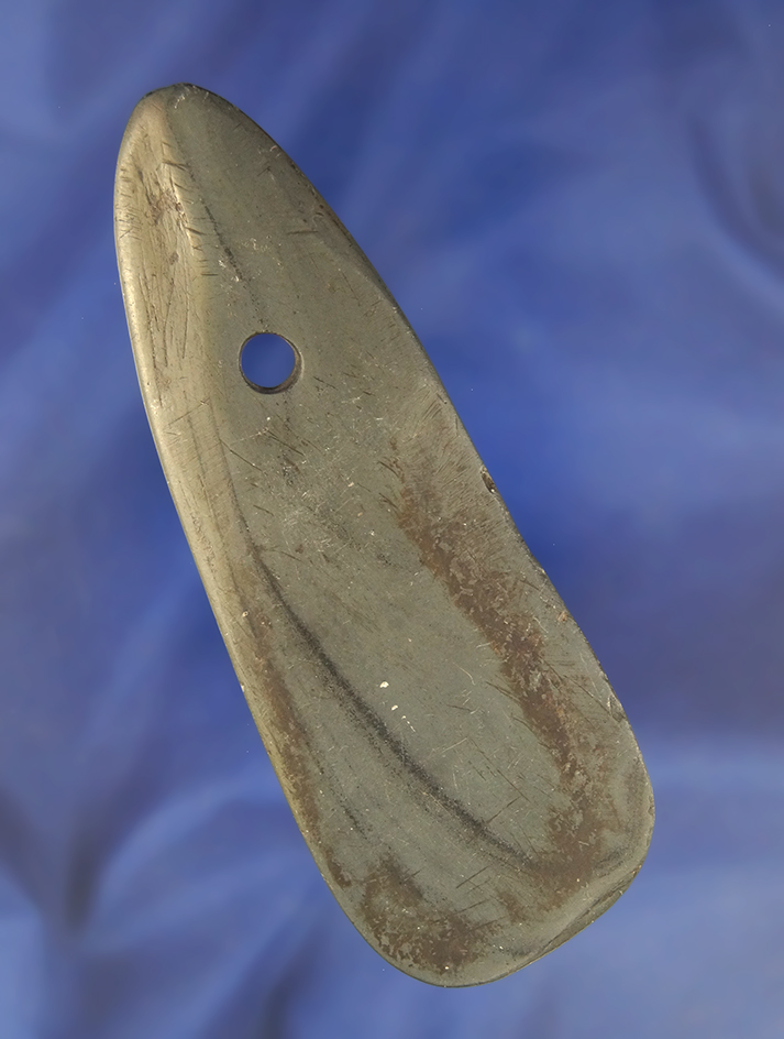 4 3/16" Thin engraved Pendant found near Erie Pennsylvania.