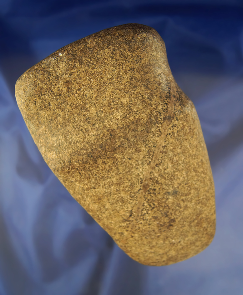 Large and Nice! 6 3/4" long 3/4 Grooved Axe with an excellent bit and no damage found in Illinois.