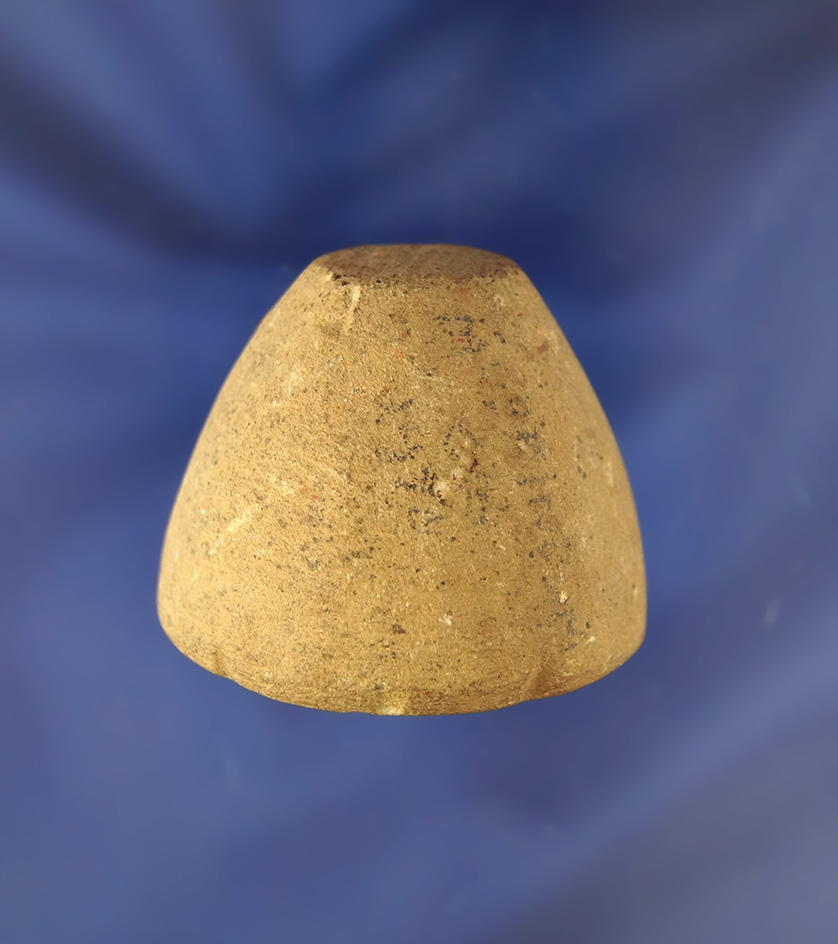Well shaped 1 11/16" Flat Top Cone found in Muskingum County Ohio in 1970.