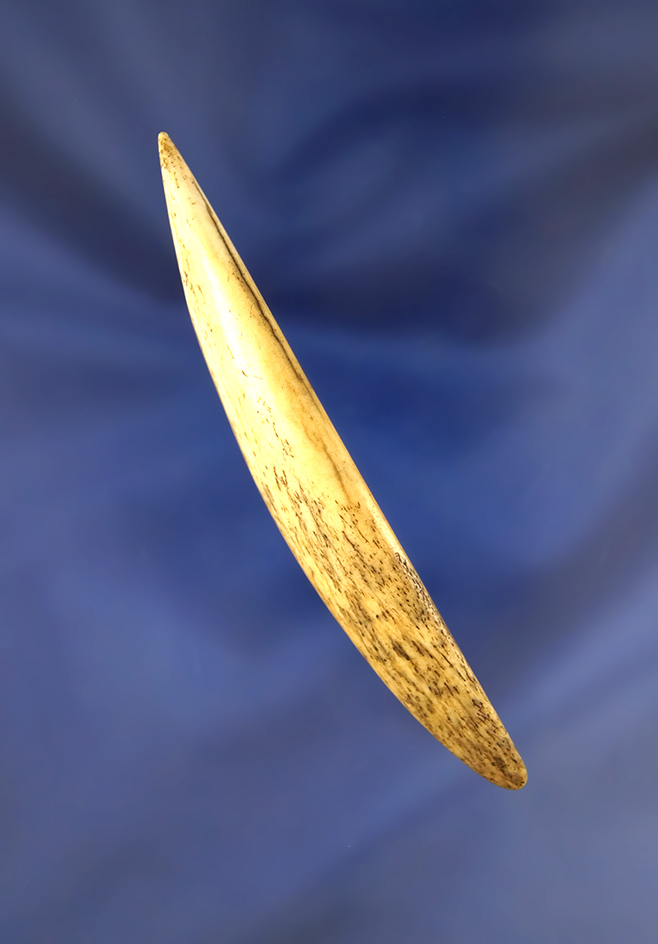 3 13/16" bone Awl found in Alaska. Pictured on page 209 in Hothem's Antler Bone and Shell artifacts