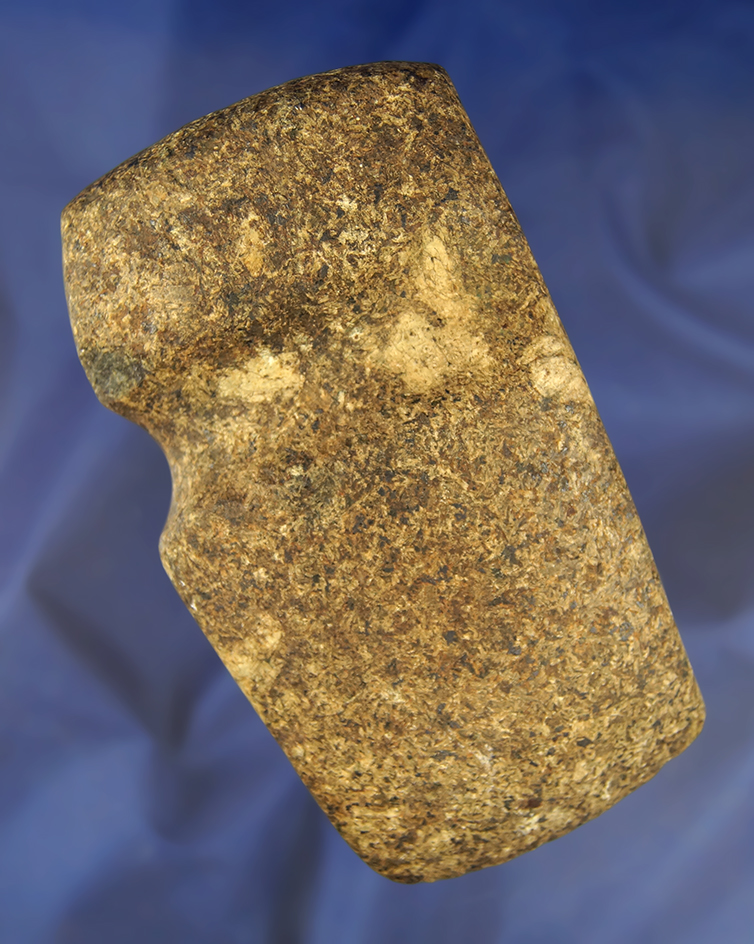 Excellent style on this 4 5/8" long 3/4 Grooved Axe found in Chillicothe Ohio.