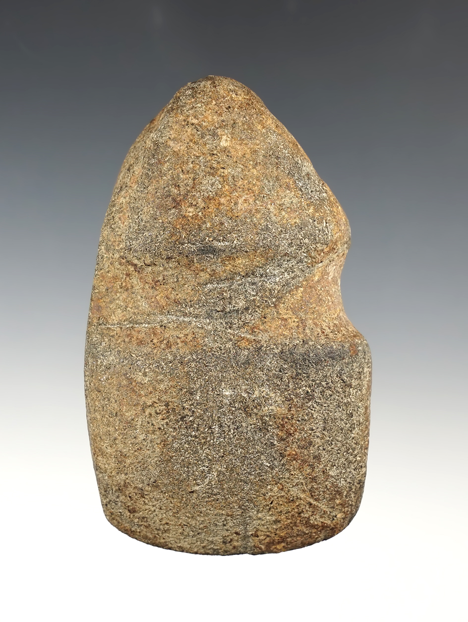 4 3/8" long 3/4 Groove axe found in Putnam Co., Ohio. Ex. Jim Hovan, Garry Mumaw collection.