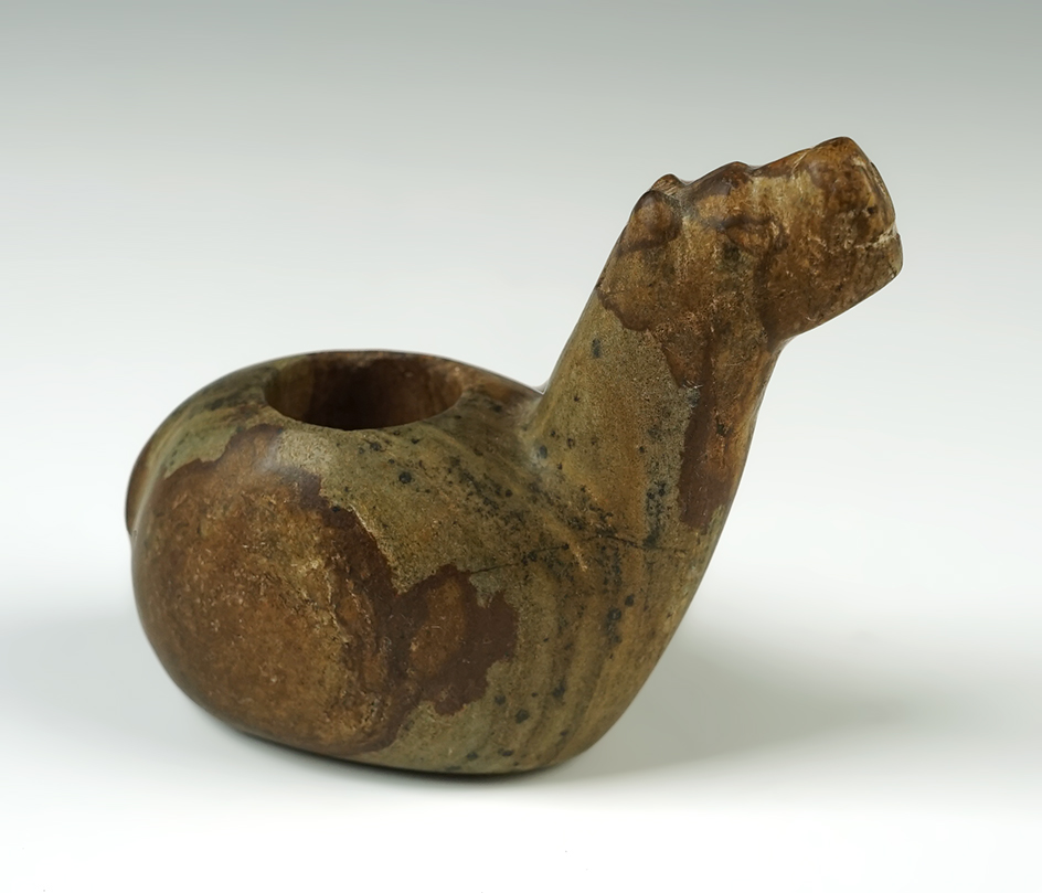 Fine and colorful 2 1/2" tall Llama Canopa. Found in Peru.