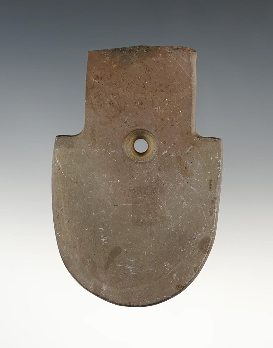 3 1/4" Ohio Shovel Pendant - finely made. Top is damaged but would be restored.