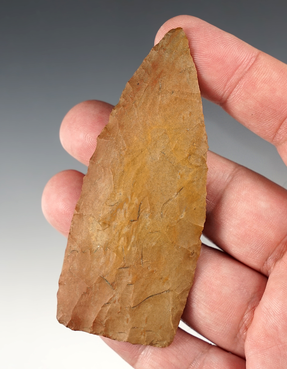 3 1/2" Well patinated Copena found in the Tennessee/Kentucky area.