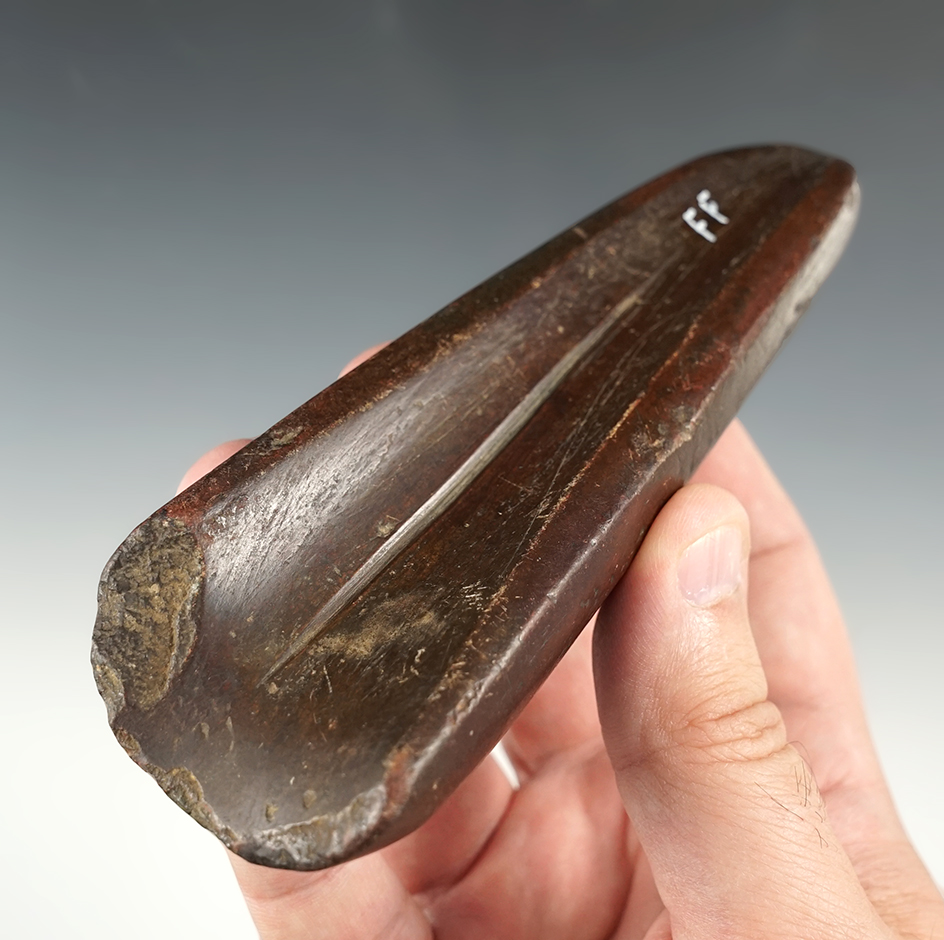 Nicely polished 5 3/4" Gouge that is beautifully patinated.