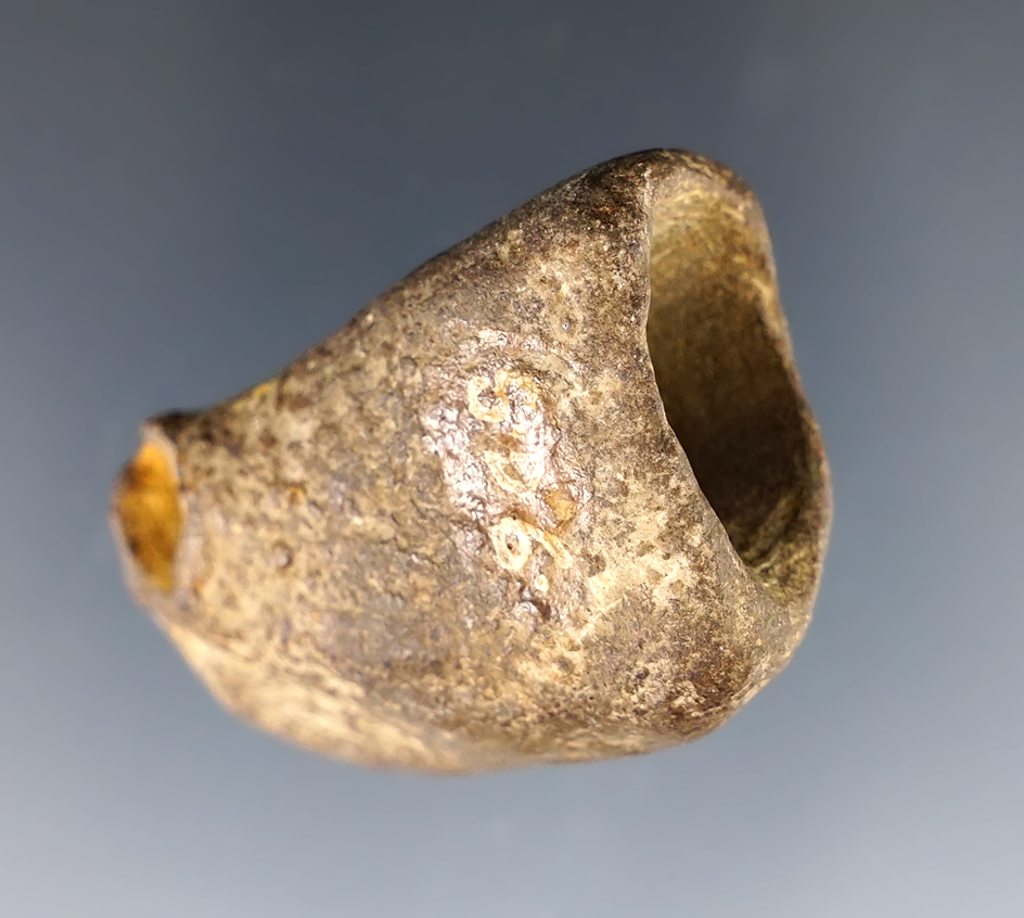 1 1/8" wide Pipe found in South Dakota that is well patinated.