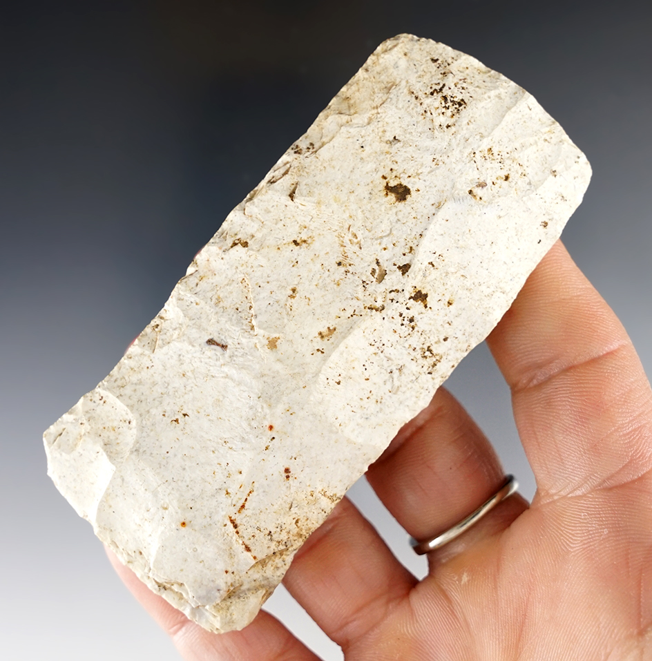 3 11/16" Paleo Square Knife found in Northeast Missouri. Well patinated.