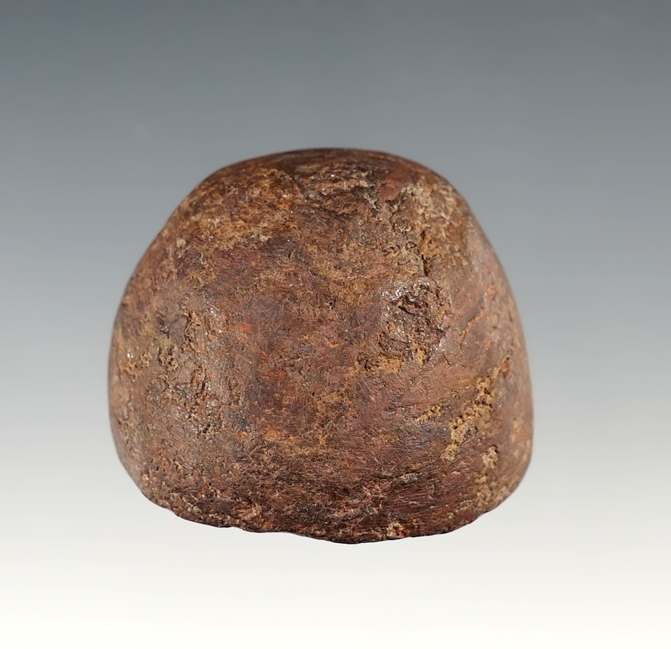 1 1/4" tall well patinated Cone found in Muskingum Co., Ohio. Ex. Brian Donaldson collection.