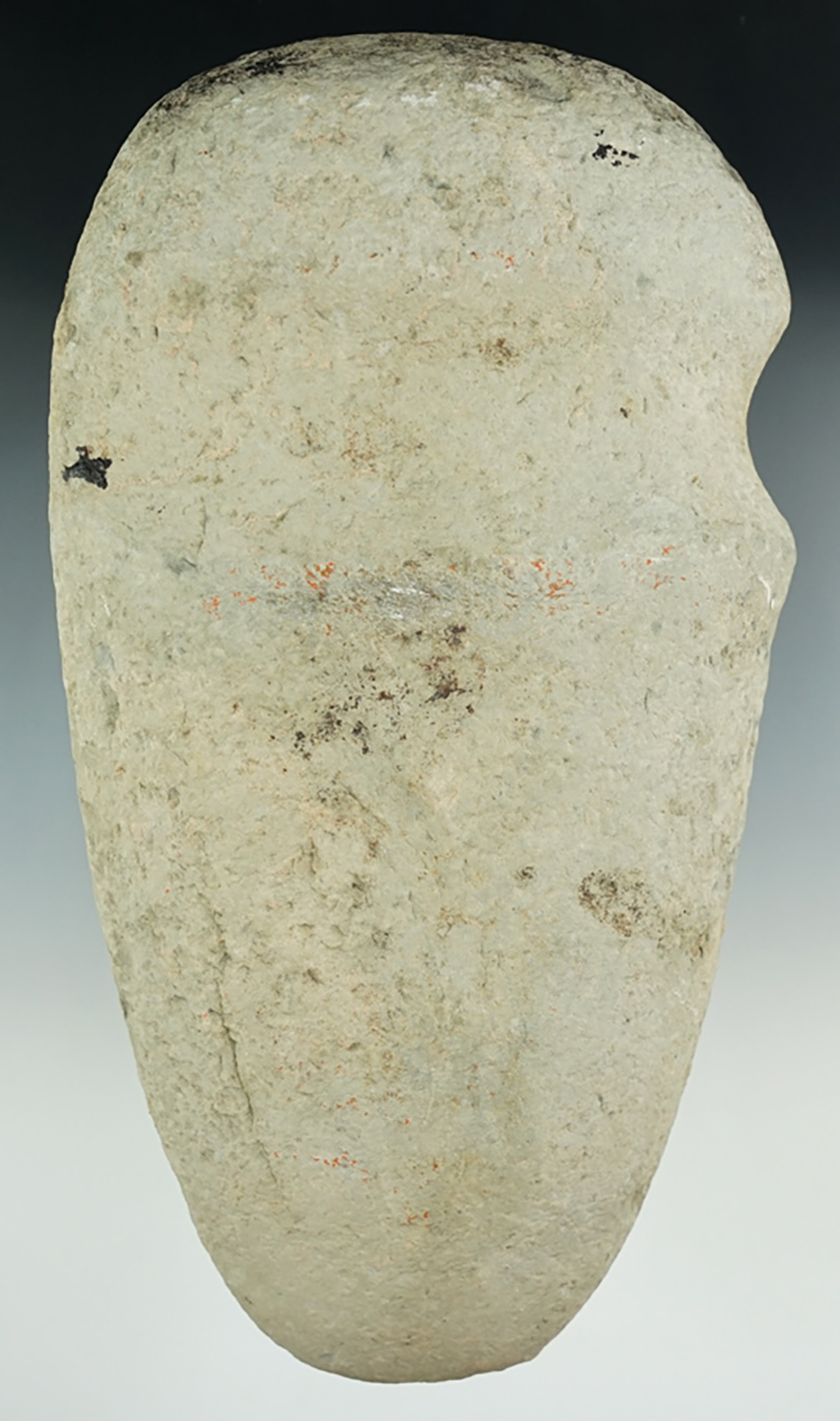 Very large 8 5/8" long 3/4 Grooved Axe found in Ohio.