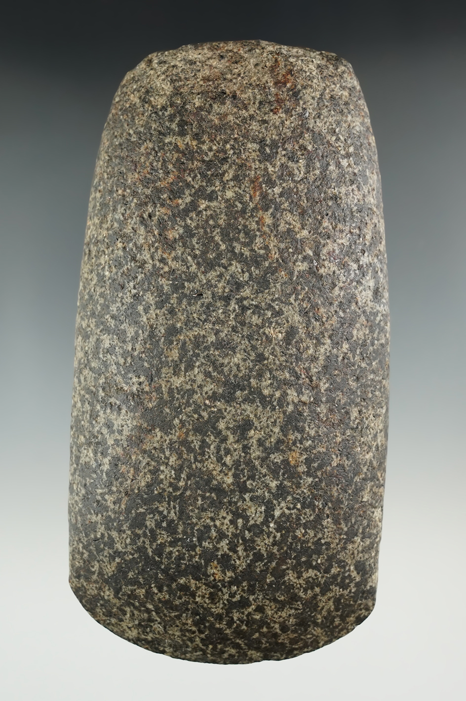 5 3/8" beautifully styled granite Celt found in Ohio.