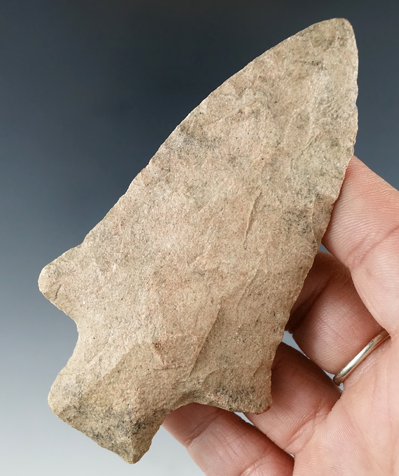 4" nicely shaped Stemmed Knife found in Arkansas.