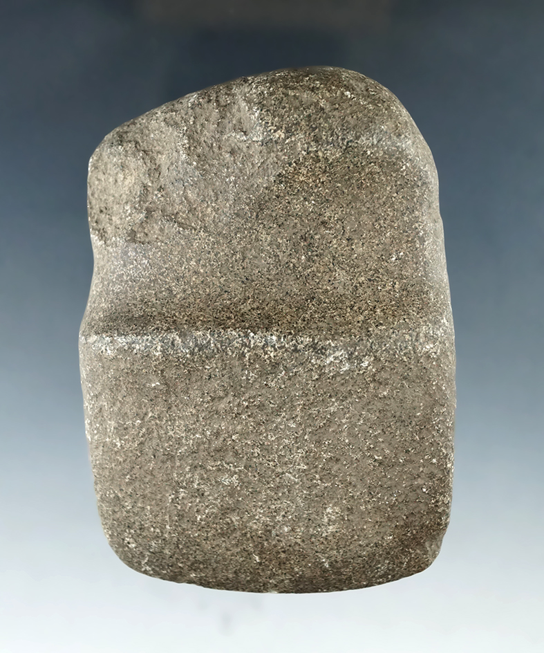 3 1/8" long 3/4 grooved Hardstone Axe found in Iowa.