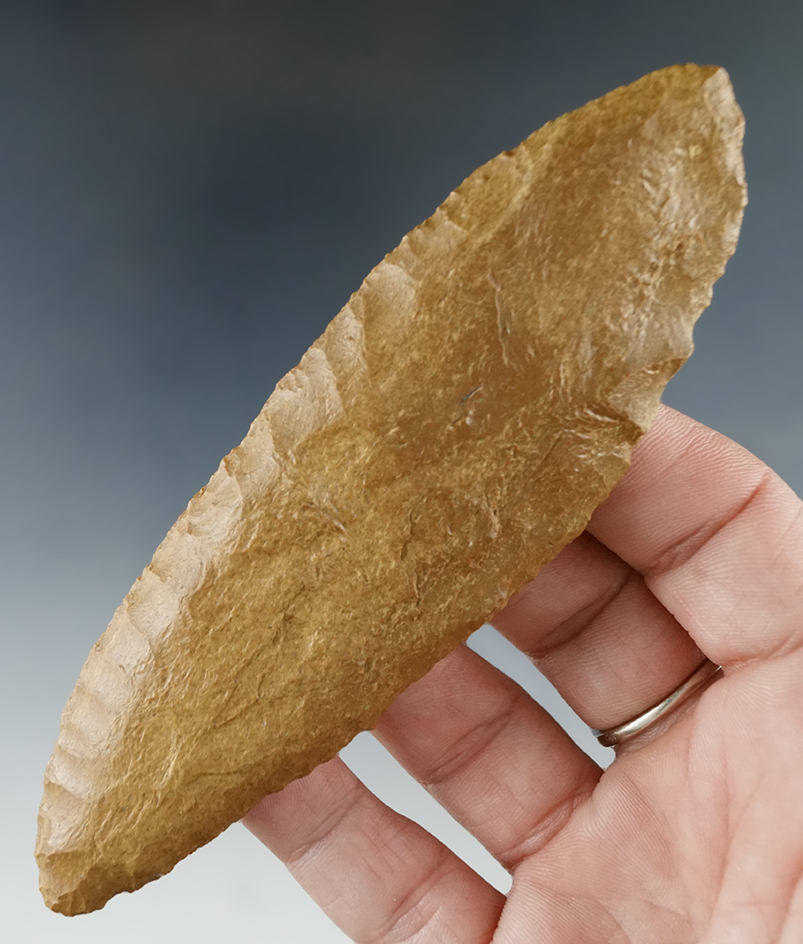 4 3/4" Harahey Knife found in Nebraska.