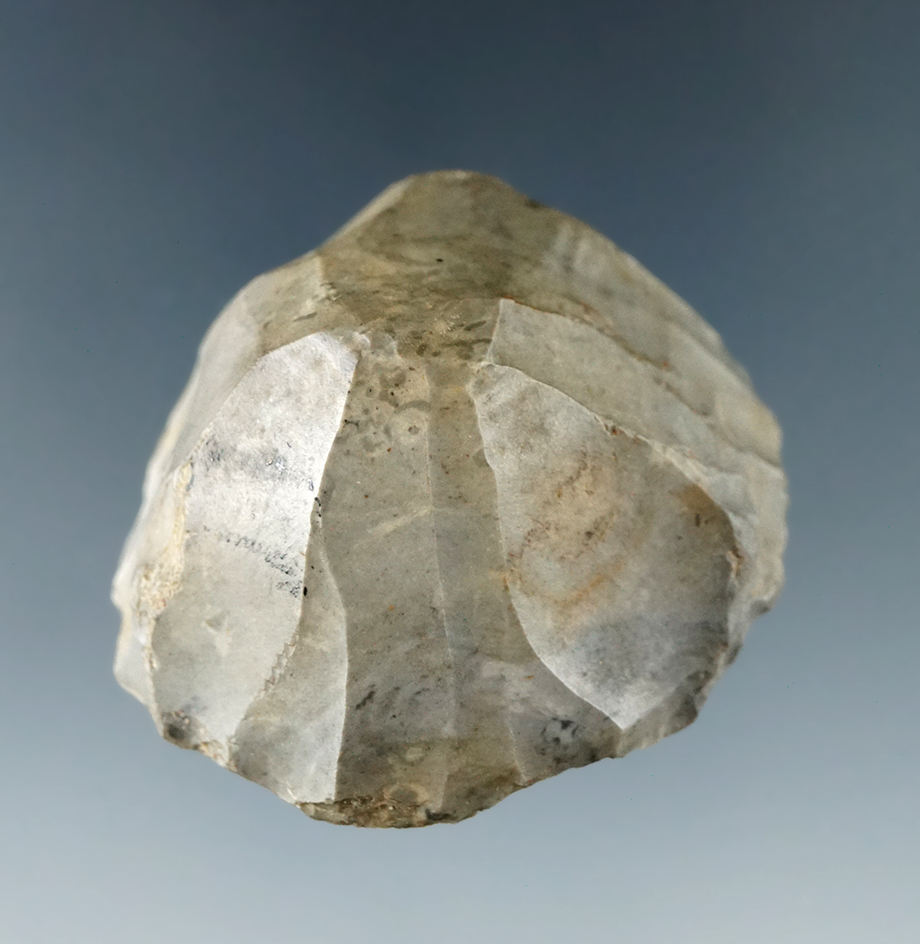 1 5/8" diameter Boone chert core found in Sequoyah Co., Oklahoma. Ex. Museum!