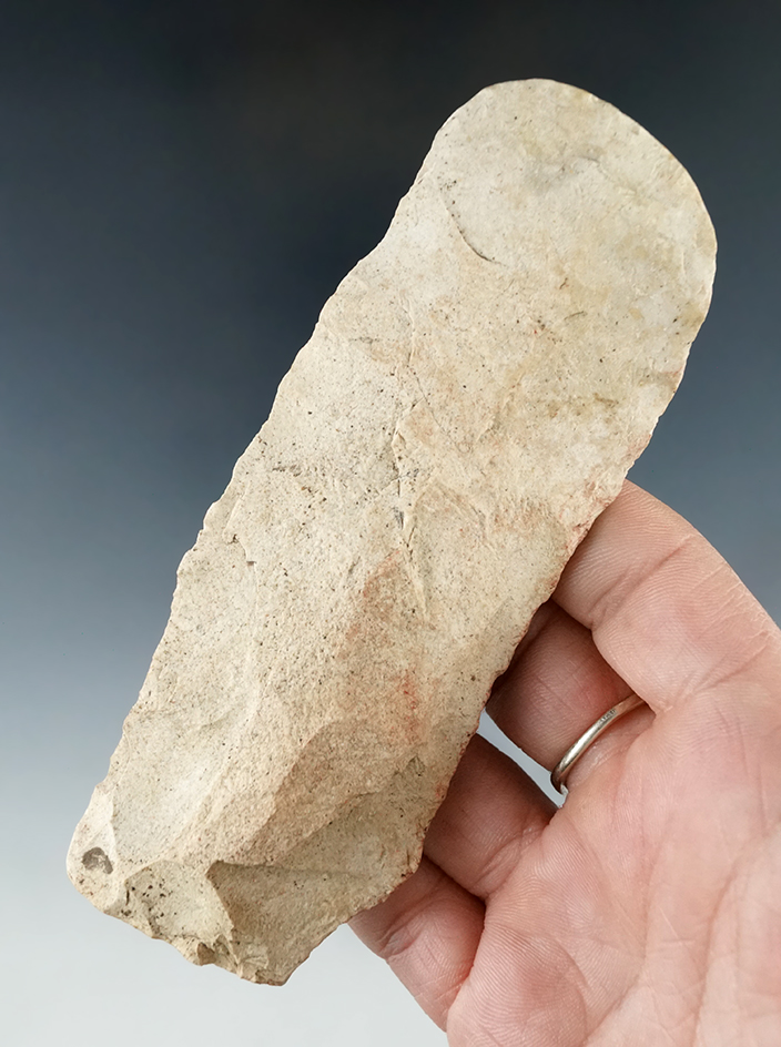 scraper/fleshing tool with nice use polish - Schulte Site in St. Charles Co., MO.  Ex. Museum!