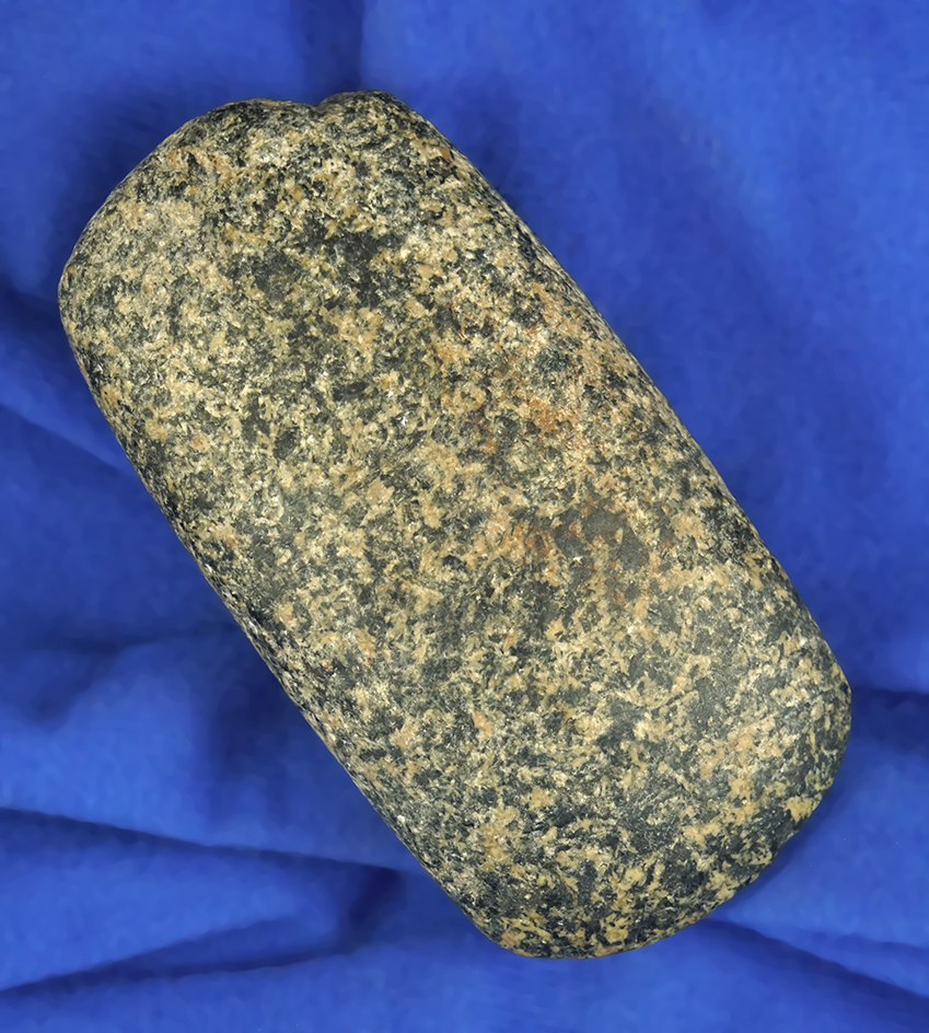 4" granite Celt with nice overall polish found in Illinois. From a very old collection.