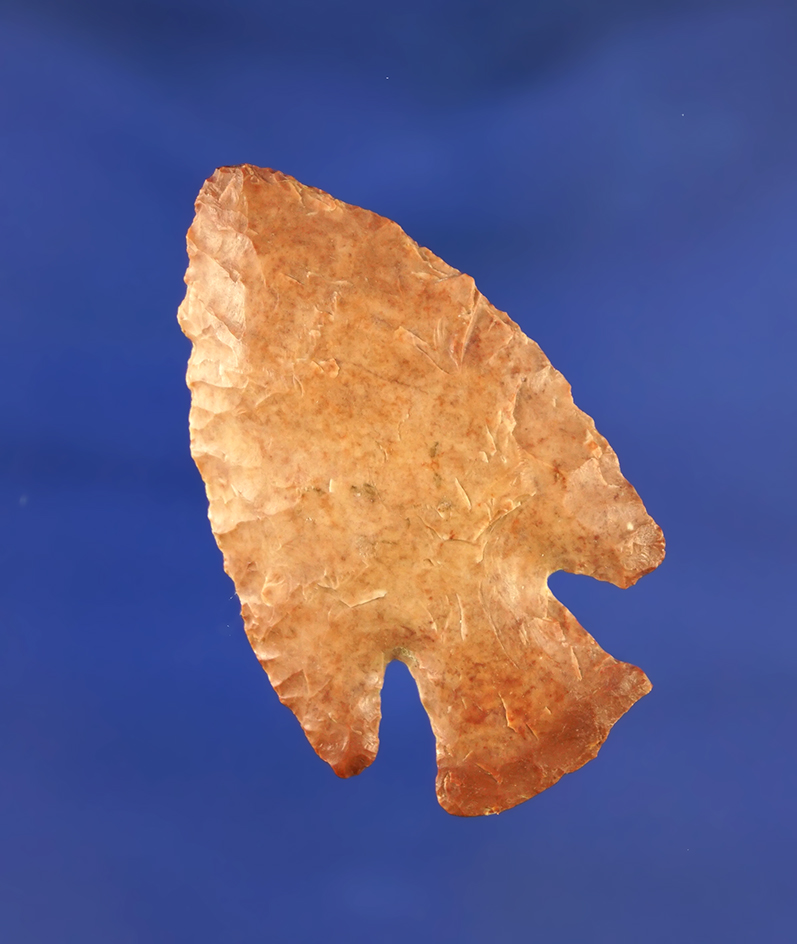 2" Barbed Hardin found in Lee Co., Mississippi. Ex. Jerry Dickey.