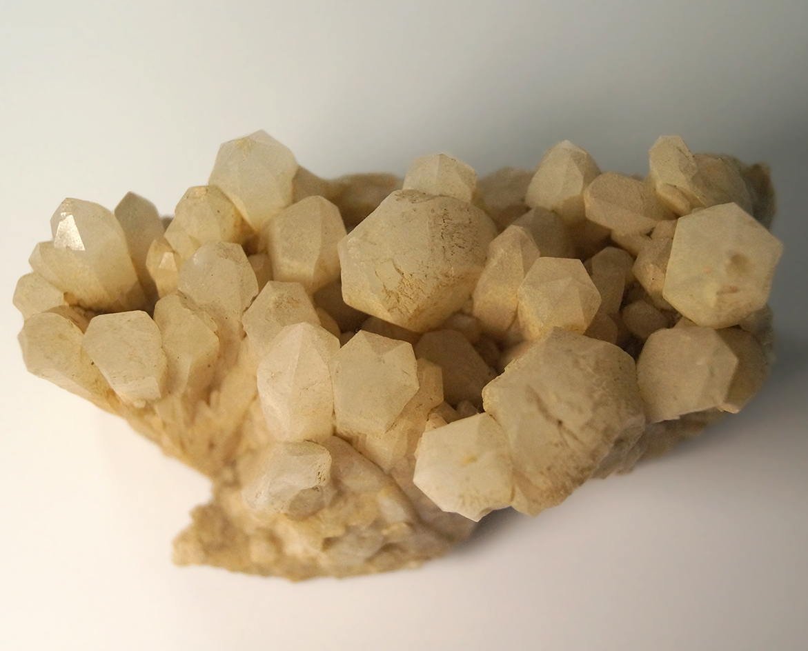 5 3/4" x 3 1/4" tall Large Quartz Crystals found in Tourmaline King Mine, San Diego, CA