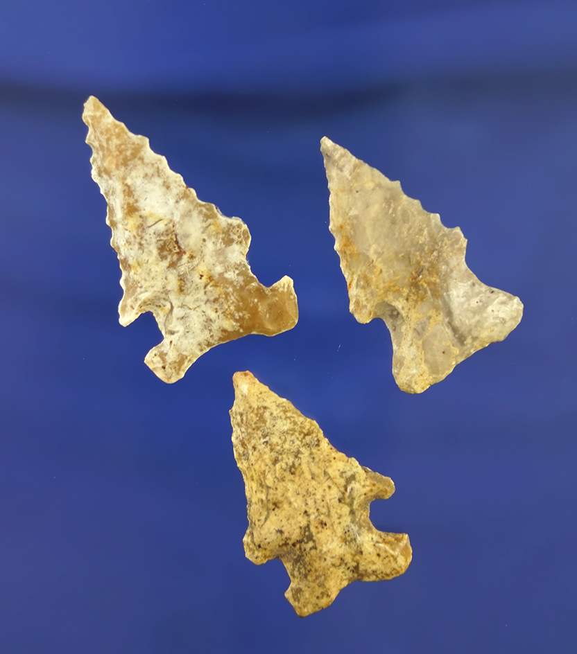 Set of three well patinated Bolen Bevel in excellent condition found in northern Florida.