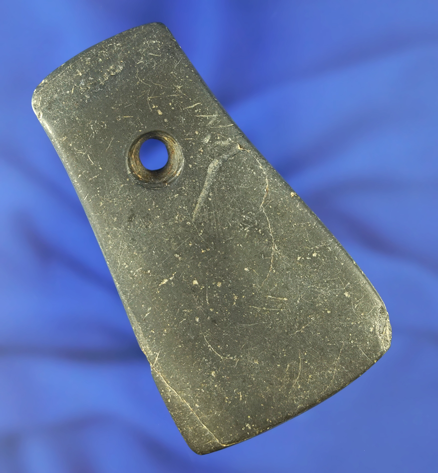 3 1/16" slate Pendant found in Indiana. Comes with a Jerry Dickey COA.