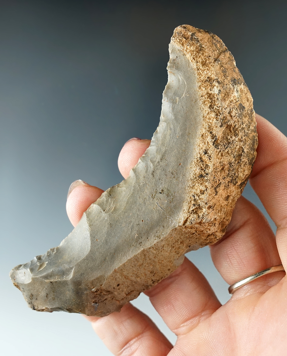 3 13/16" side scraper found at Glovers cave, Kentucky