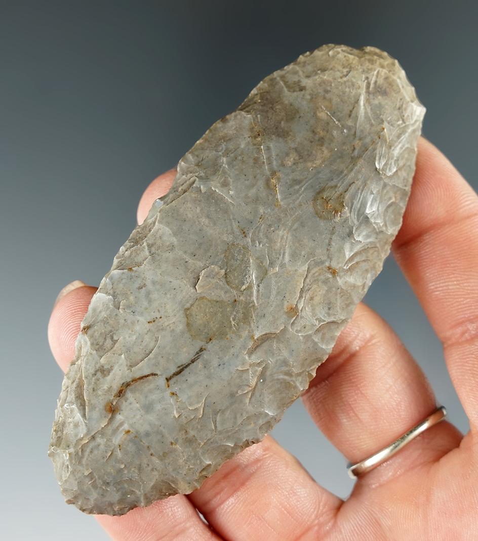 3 1/2" Oval Knife found in Oklahoma.