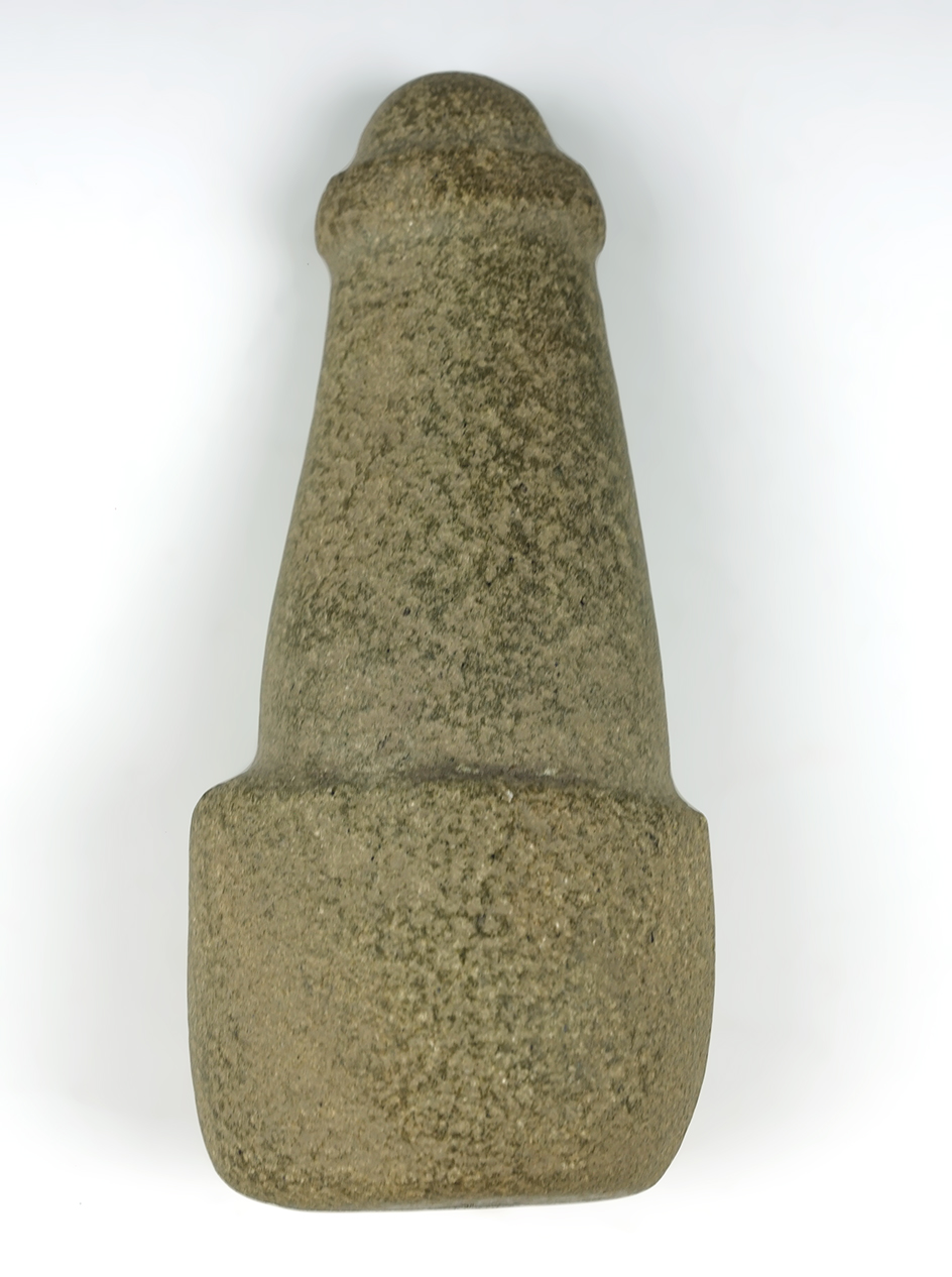 Well styled-excellent condition! 7 9/16 tall Ring-top Maul found near Priest Rapids, Yakima Co.