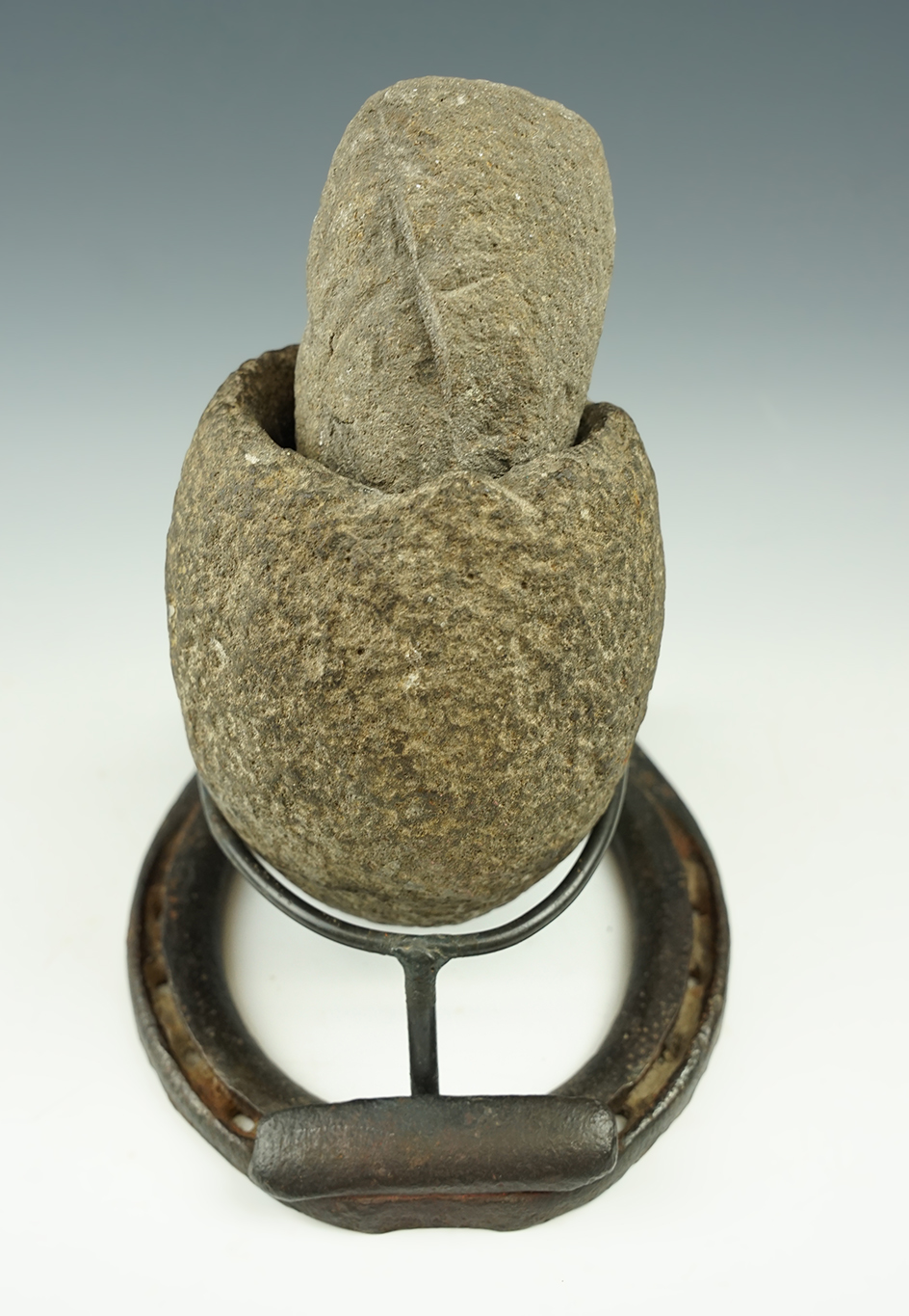 Well styled Mortar and Pestle found together in Lassen Co., California.