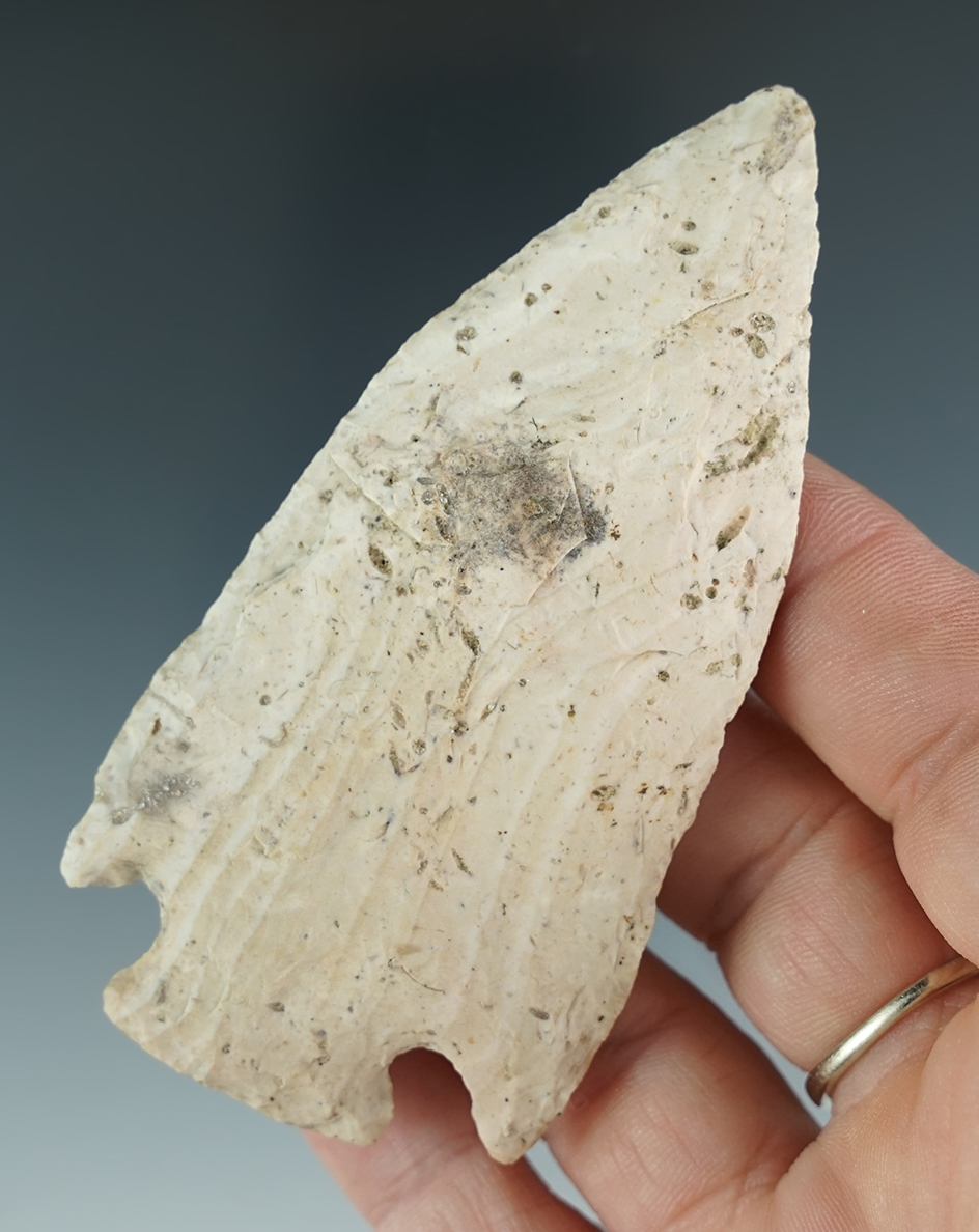 3 7/16" Pentagonal found in Indiana.