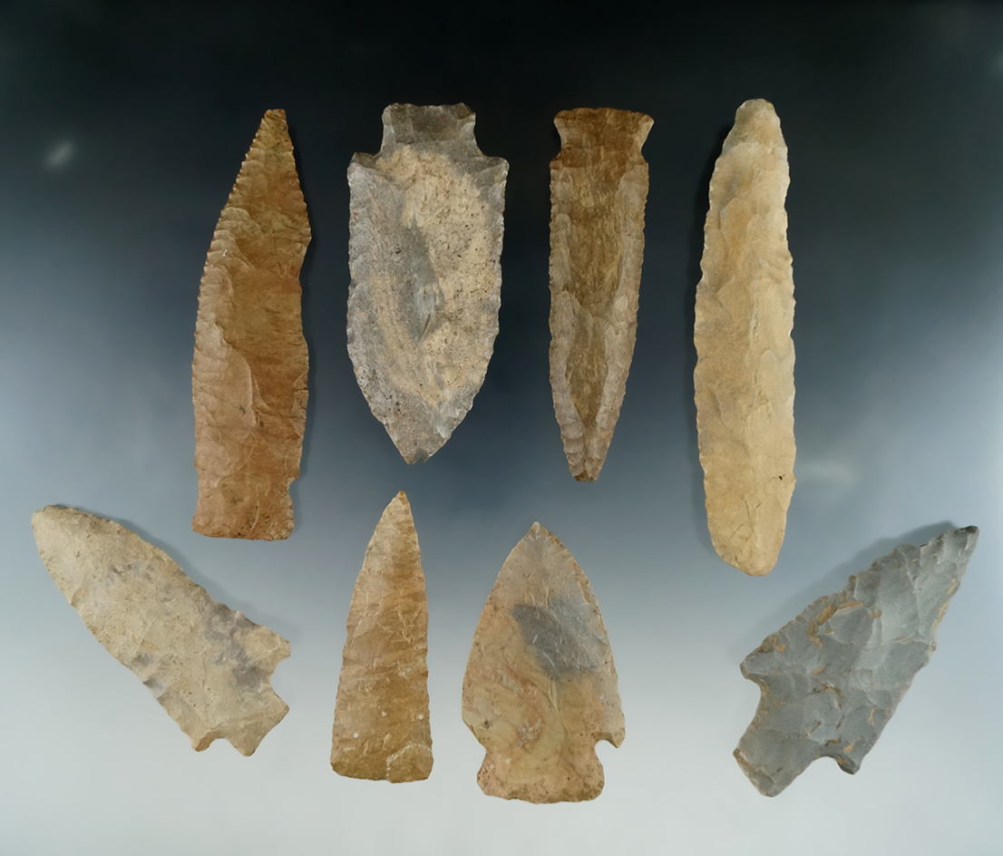 Excellent set of Tennessee knives, largest is 4".