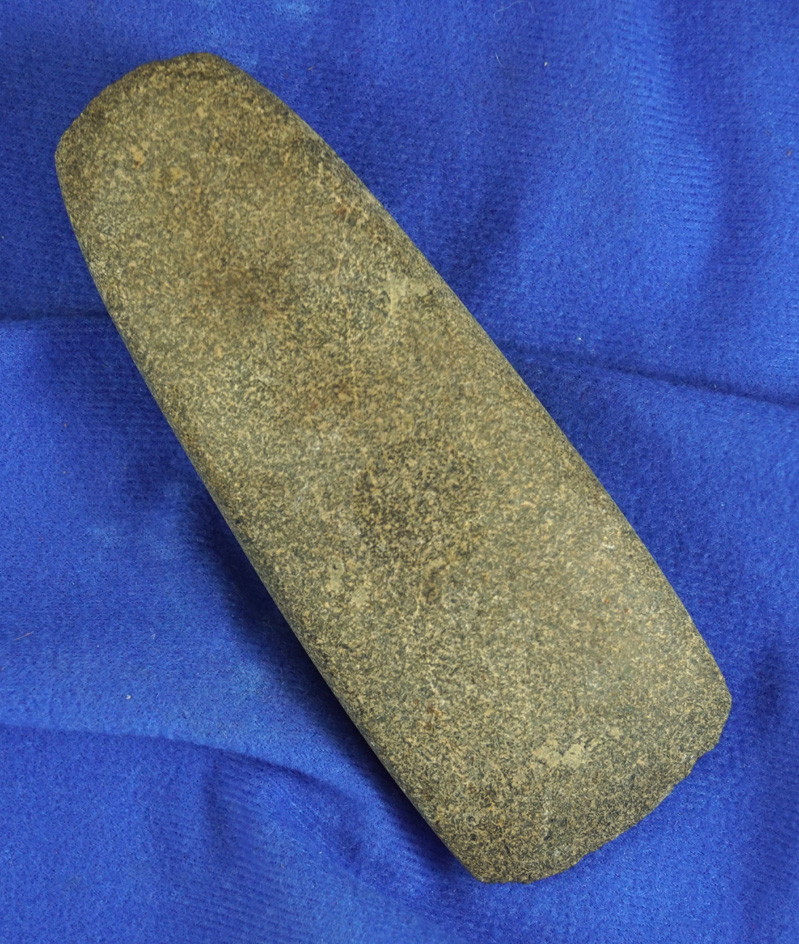 5" Hardstone Adze found in Michigan. Collected prior to 1950, Ex.  Phil Wagle collection.