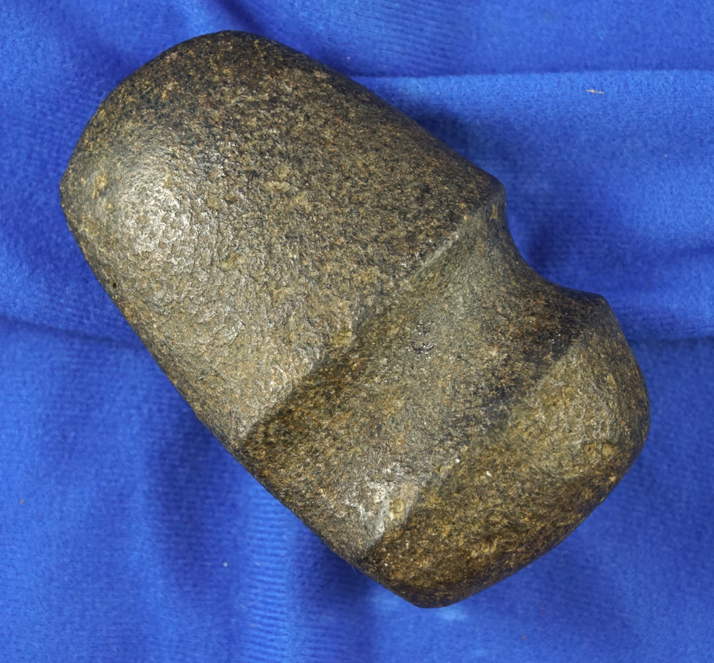 Excellent craftsmanship on this 4 5/16" long 3/4 grooved Axe - Franklin Co.,  Ohio. Ex. Kenny Black