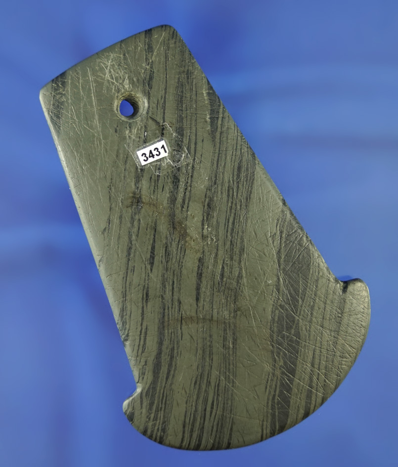 Exceptional! 3 13/16" Anchor Pendant found in Clark County Ohio. Ex. Mike Smith collection.