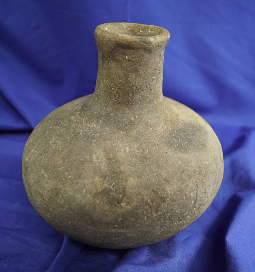 6 1/2" Tall Mississippian  Water bottle from the Midnight Site in Pemiscot Co., Missouri - Shipley.