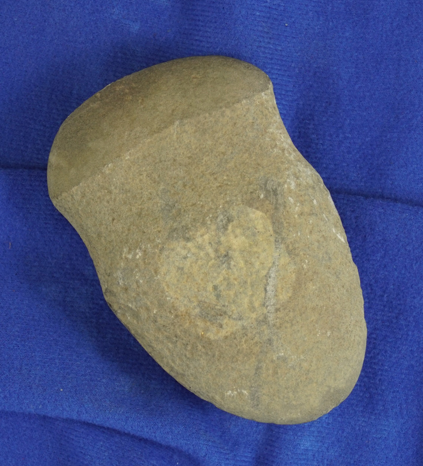 Shallow grooved 4" Axe found in New Jersey.