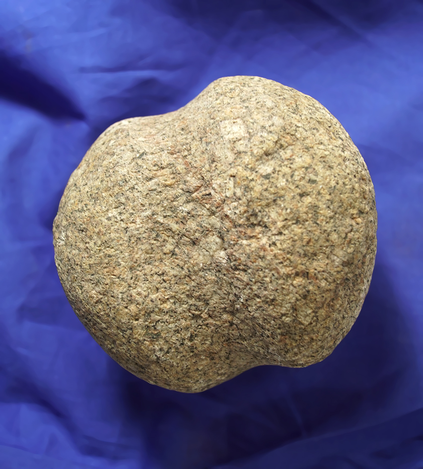 3 3/8" Full Grooved Maul or Club Head.  Found in Michigan and collected prior to 1950