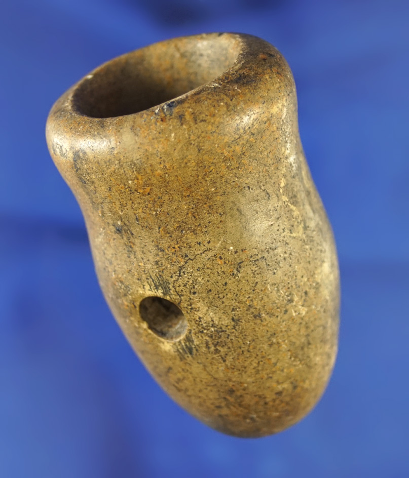 Nicely styled 2 1/4" Vase Pipe found in Scioto Co.,  Ohio.