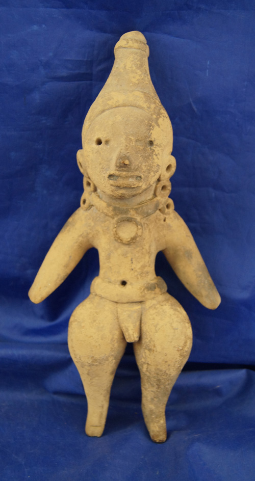 Nice! 9" Tall Huastec Female Fertility Figure from the Eastern Coast of Mexico, in excellent conditi