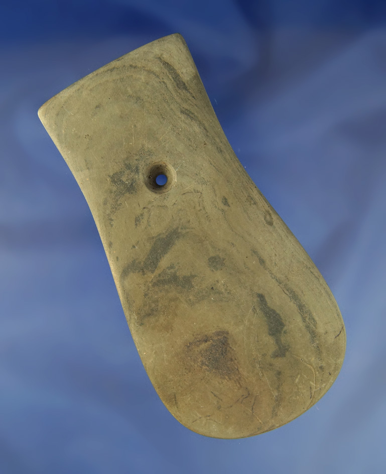 4 and 15/16" Keyhole Pendant found in Richland Co.,  Ohio which sold to a Converse auction in 2001.