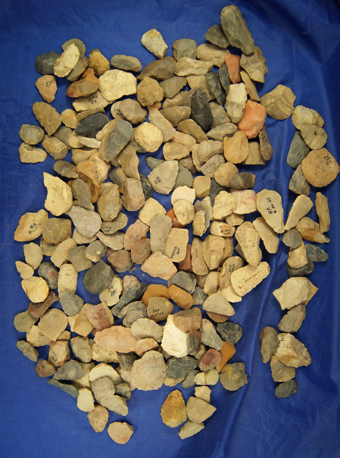 Group of 220 Assorted Scrapers found in Greenup Co., Kentucky. Ex. Claxton.