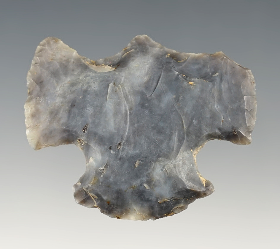 Unique 1 1/2" Ohio Hopewell anciently salvaged into a perforator/multi-purpose tool. 