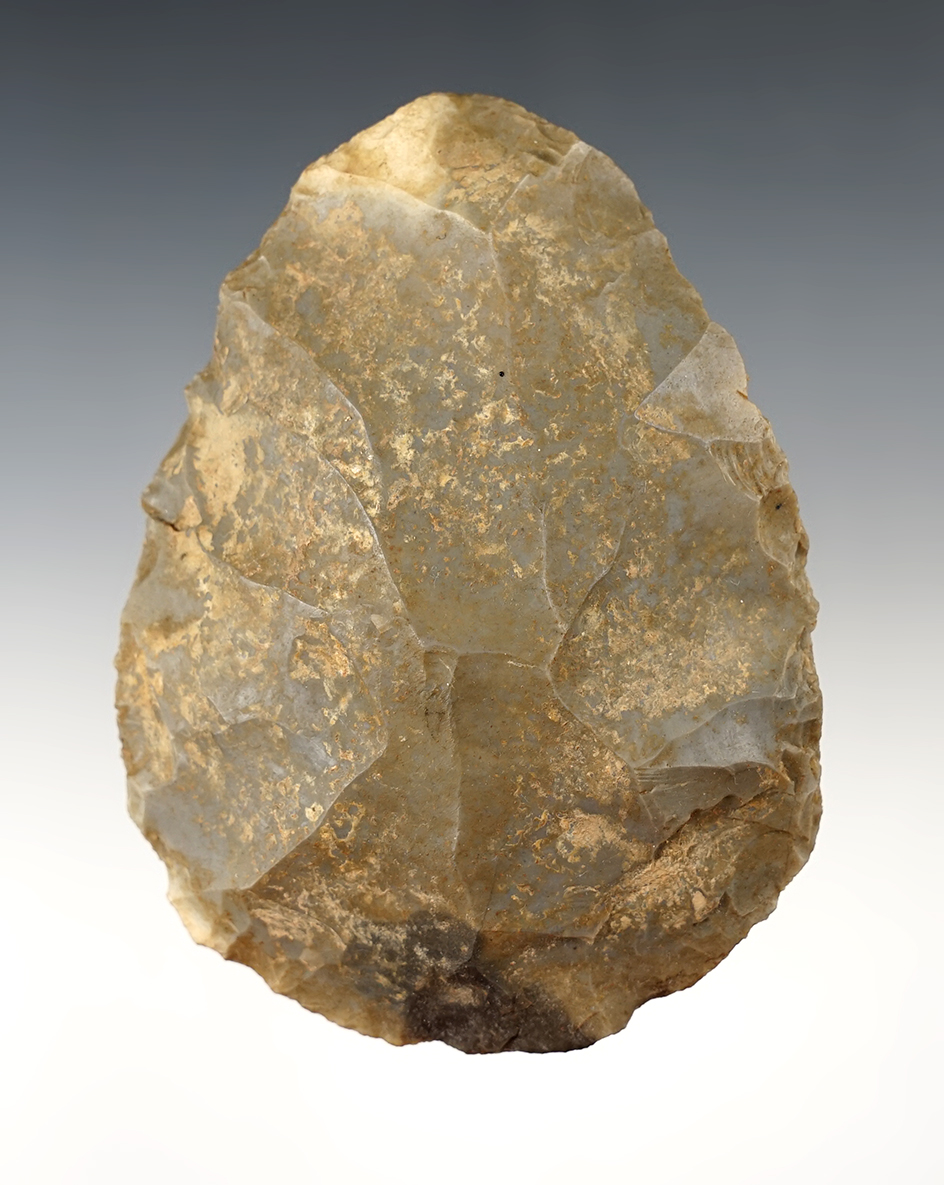 4 1/8" Crib Mound Cache Blade found in Spencer Co., Indiana.