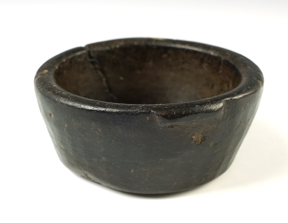 4 3/4" carved stone bowl -TN.  Hiwassee River near Siccowee Creek/Dairy Branch. 