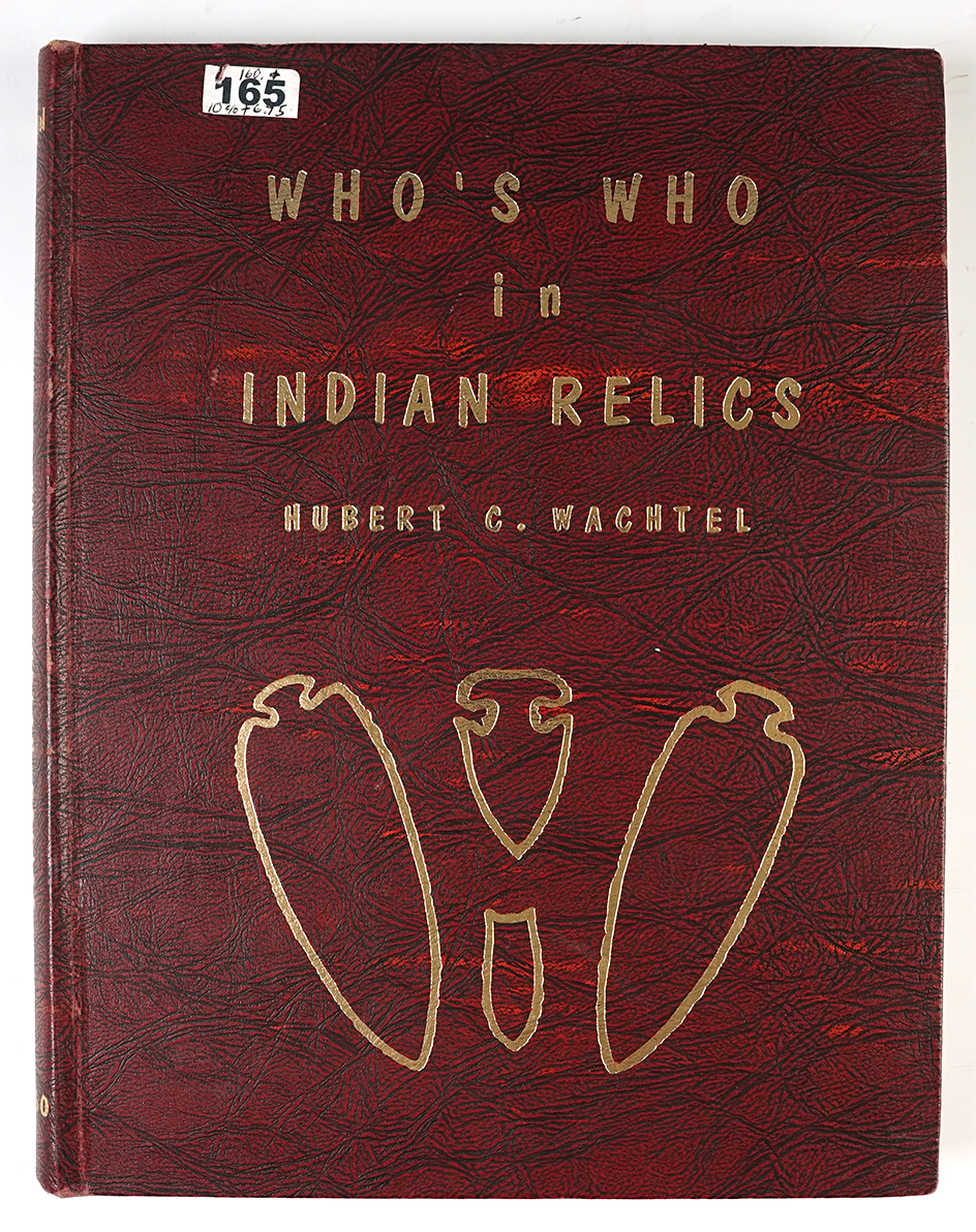 Hardcover Book: "Who's Who in Indian Relics" No. 1, 1960.  In good condition.