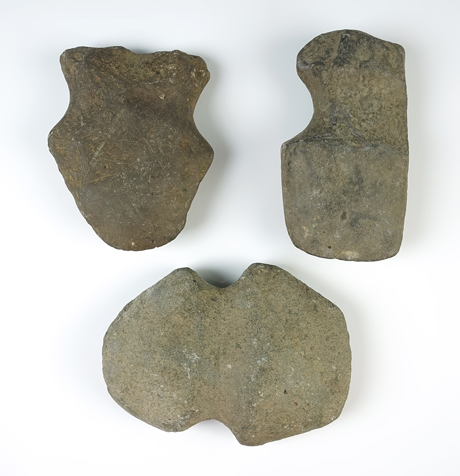 Set of 3 nice Axes found in the Eastern U.S. The largest is 5 3/8".