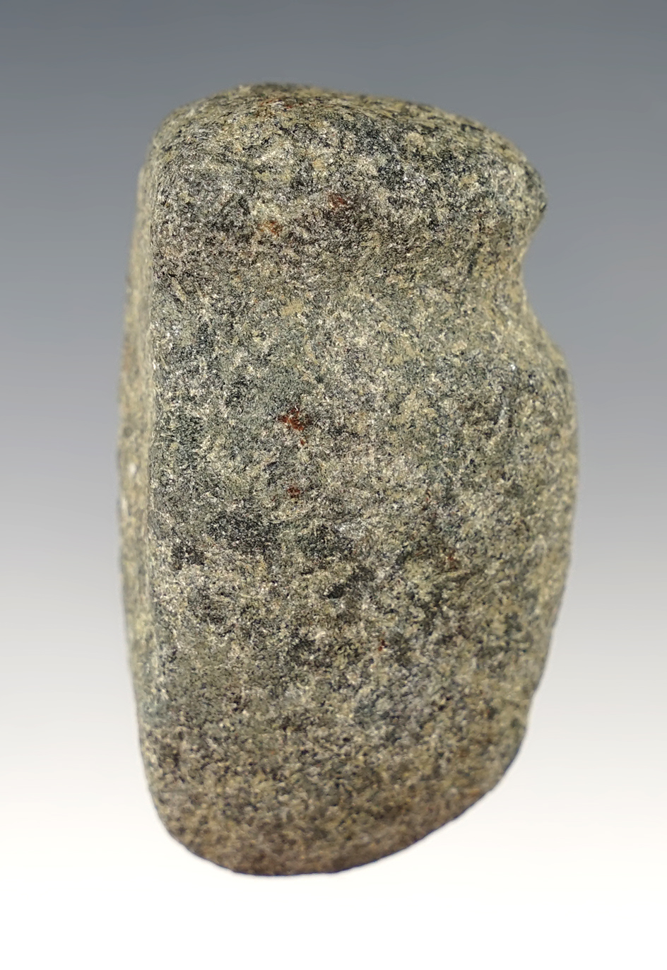 Nicely made Miniature 2 1/4" long 3/4 Groove Axe found in Ohio.