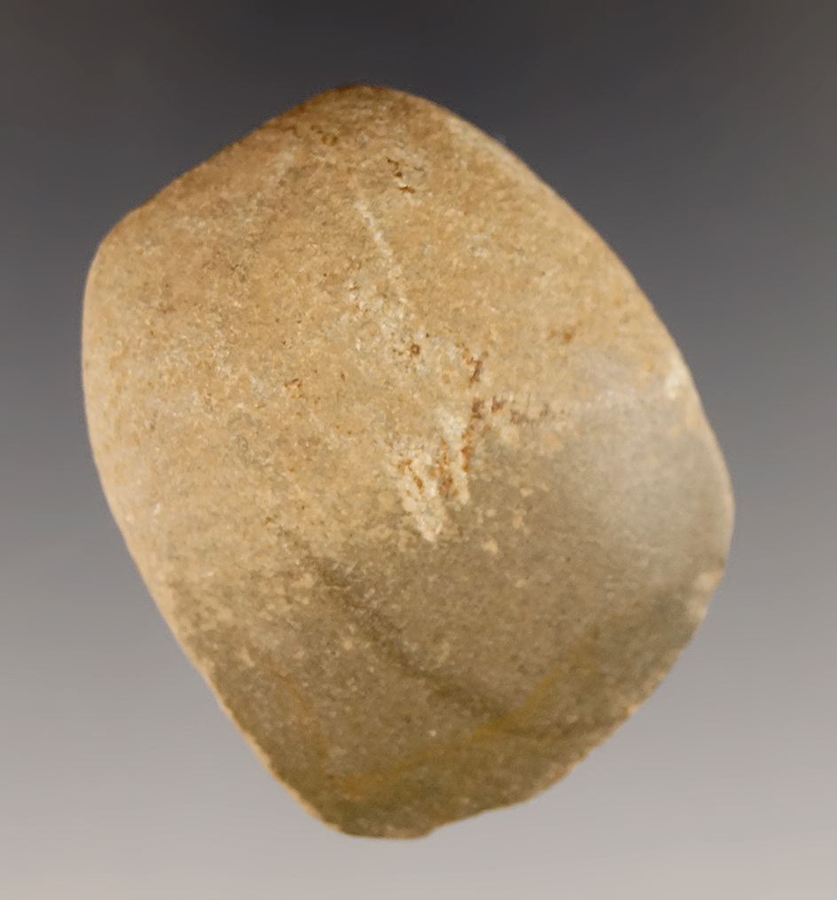 1 9/16" Miniature Stone Celt found in DeSha Co., Arkansas. Comes with a Bennett COA.